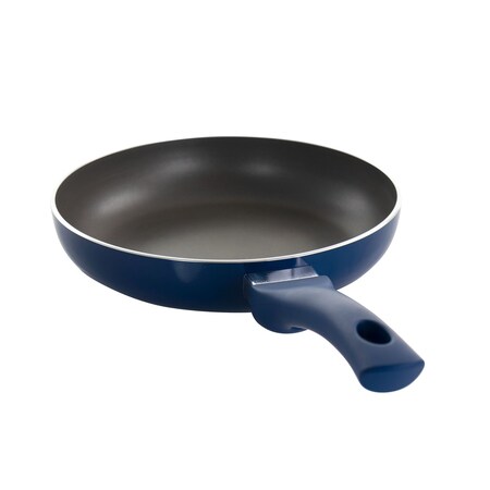 Gibson Home Charmont 9.5 Inch Nonstick Aluminum Frying Pan in Yale Blue 127735.01