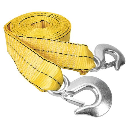 Performance Tool Performance Tool  2 in. x 20 ft. Emergency Tow Strap with Hooks PRTW1822