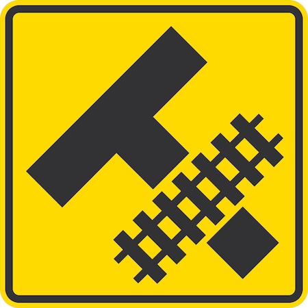 Lyle W10-11, Storage Space Symbol (Tracks Before T), 30x30, Diamond Grade, Yellow G-15128-DG_30x30