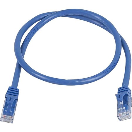 Monoprice Cat6 Utp Cable, 1 ft.Blue 11272