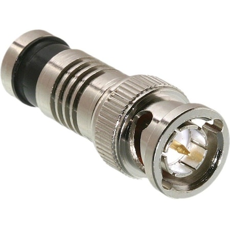 Gem By Triplett RG59 PVC/Plenum/Siamese BNC Male C, PK10 302-N2CSTP