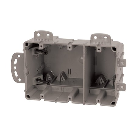 Romex Multi-Mount Box, 3-Gang, 1/2 in Knockout, Polycarbonate MSBMMT3G