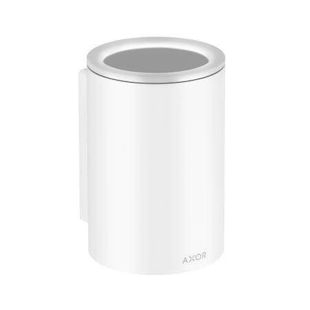 Axor Universal Circular Toothbrush Tumbler in Matte White 42804700
