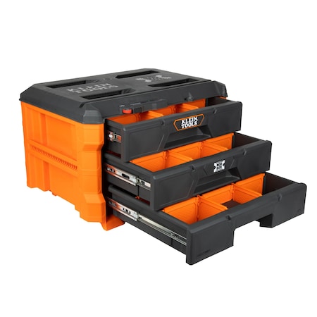 Klein Tools Toolbox, Three Drawer, Modbox 54823MB