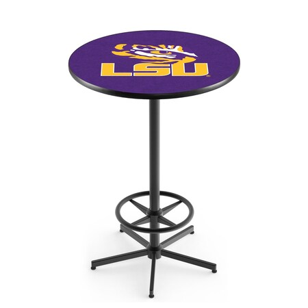 Holland Bar Stool Co 42" Black Louisiana State Pub Table L216B4236LaStUn