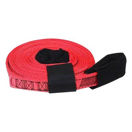 Snap-Loc Tow Strap, 2333 lb. WLL, 1 in. W, Red SLTT115K07R