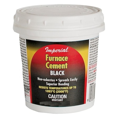 Imperial Mfg Cement Furnace, 32 oz, Black KK0304