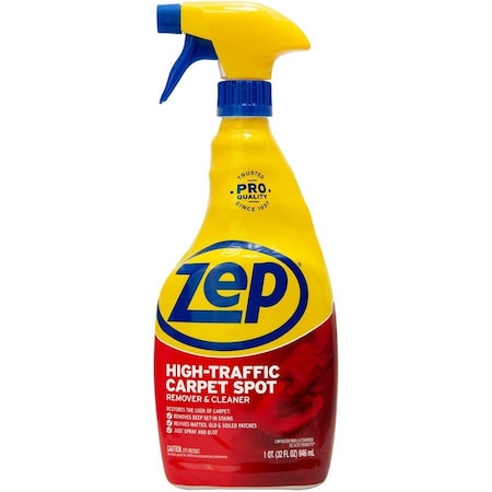 Zep High Traffic Carpet Cleaner, 32 oz., PK12 ZUHTC32