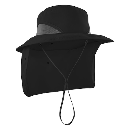 Ergodyne S/M Black Ranger Hat - Neck Shade 8934