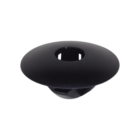 Auveco Retainer; Head Diameter: 20mm, Stem Diameter: 11mm, Stem Length: 7mm, Black Nylon, 15PK 21891