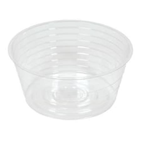 Midwest Air Technologies 8 in. Gardener Blue Ribbon Clear Plastic Plant Liner 7506603