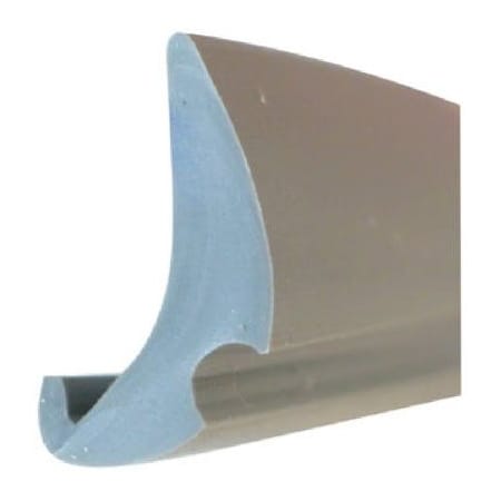 Slide-Co Make-2-Fit Glass Glazing Spline, 0.19 In W, 0.47 In Thick, 200 Ft L, Vinyl, Gray P 7777