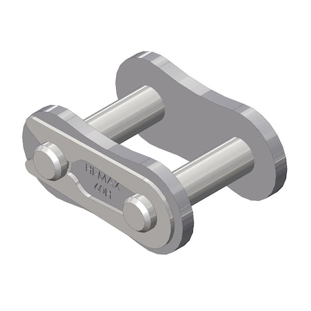 Senqcia Hi-Max Heavy Series Single Strand Spring Clip Connecting Link, 60H chain, .75P, 1.37 OAW, .235 Pin 60HHMCL