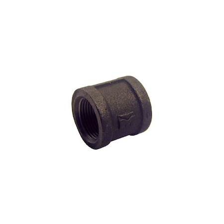 Southland Pipe Fitting, Black Equal Coupling, 1-1/2-In. 521-207HN