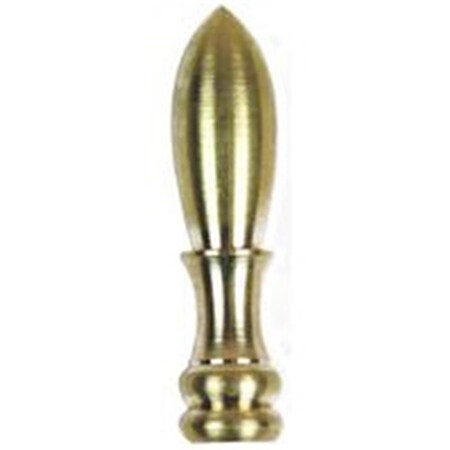 Swivel Finial Bullet 1/4-27 2In Brass 60106 SW422794
