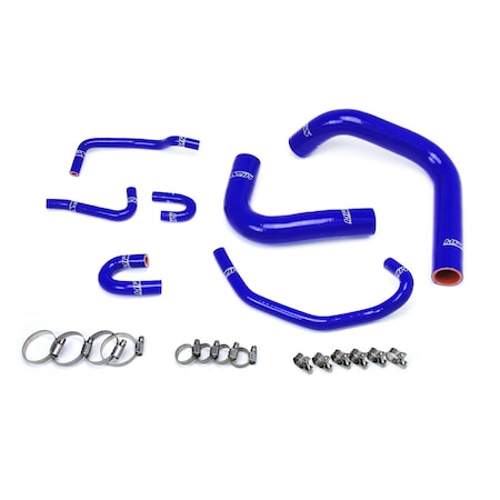 Hps Performance High Temp Reinforced Silicone Radiator Coolant Hose Kit, Blue, 57-1323R-BLUE