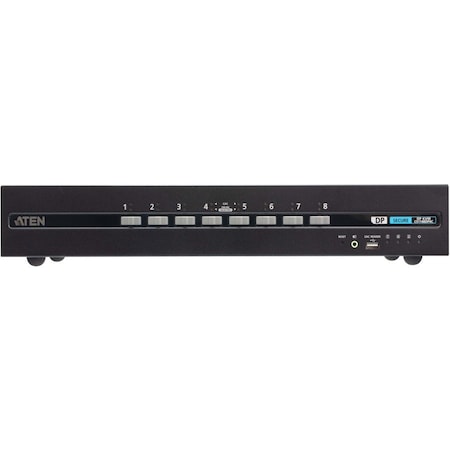 Aten 8-PORT USB DP DUAL DISPLAY PP4.0 SECURE KVM W/ CAC SUPPORT CS1148DP4C