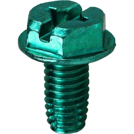 Dottie L.H. Dottie No 10-32 x 3/8'' Hex Head Phillips Ground Screw w/ Thread Cutting Point, 100PK 1032TC