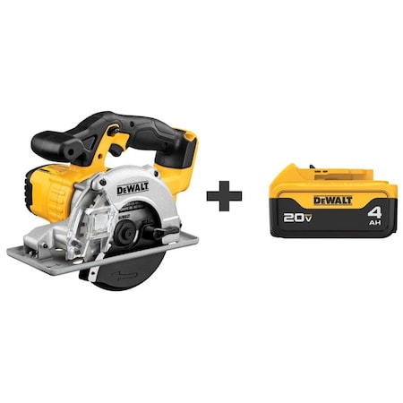 Dewalt Cordless Circular Saw Kit, 20.0V DCS373B/DCB204