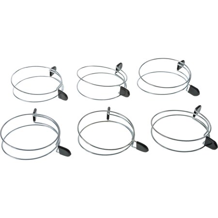 Shop Fox 6" Double-Loop Squeeze Hose Clamp, 6PK D4571