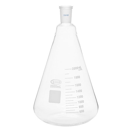 United Scientific Supplies Inc Glass Flasks, Colorless UNJTERFL2000