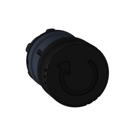 Schneider Electric Push Button operator, 22 mm, Black ZB5AS42