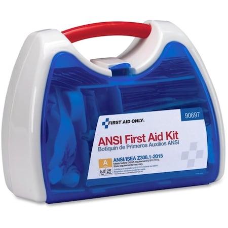 Lorell First Aid Only Small ReadyCare Kit 2015 ANSI a Compliant, Plastic, 141PK FAO90697