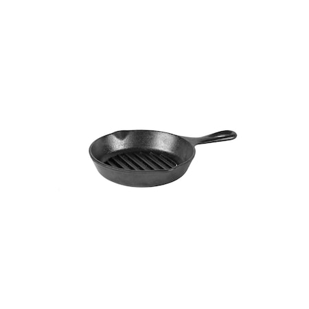 Lodge 6.5 Inch Cast Iron Grill Pan, 6PK L3GP
