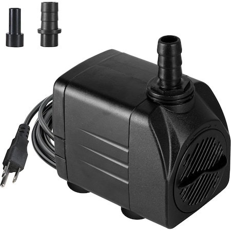 Simple Deluxe HealSmart 200GPH Submersible Pump with 5.2ft High Lift, 15W Ultra Quiet Fountain Water Pump with 2 LGPUMP200GV2