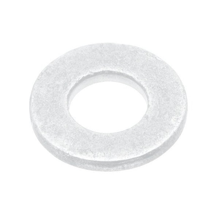 Zoro Select Flat Washer, For Screw Size #2 , PTFE Not Applicable Finish, 25 PK WASB#2NPTFE