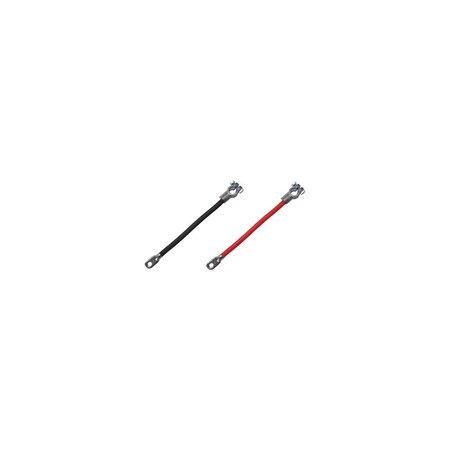 Uriah Products Battery Cable, Top Post, 4 AWG, Black, 15-In. UV007850