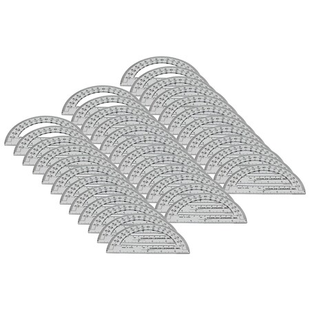 Charles Leonard Protractor Plastic, 6-Inch, 36PK 77106