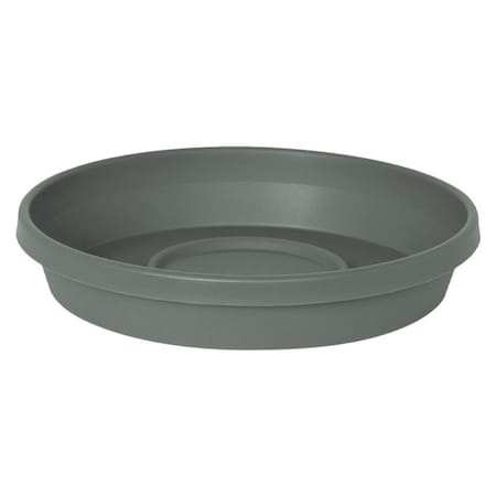 Bloem Terra 0.75 in. H X 3.75 in. W X 3.25 in. D Plastic Traditional Plant Saucer Basil STT0441
