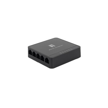 Cable Wholesale 5 Port 10/100/1000 Gigabit Ethernet Switch, Black, Energy Efficient Ethernet / IEEE 802.3az Support 71X6-01305