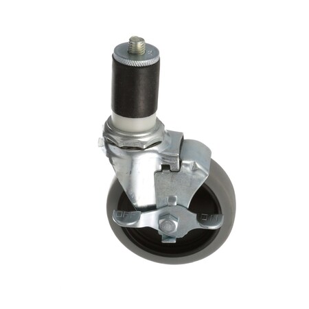 Allpoints Swivel Stm Castr W/Brk 4 W 1-1/2 Od Tubing 262385