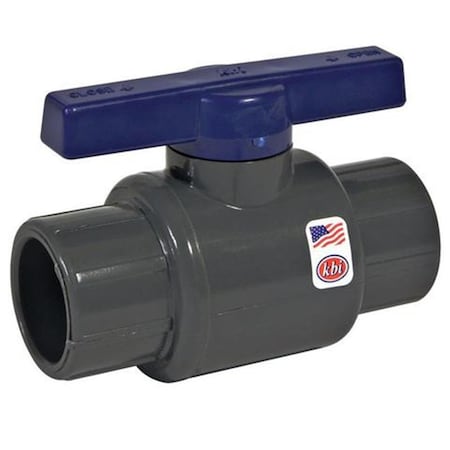 Nds 1.25 in. PVC Ball Valve, Schedule 80 4184222