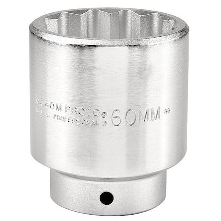 Proto 3/4 in Drive, 60mm Triple Square Metric Socket, 12 Points J5560M
