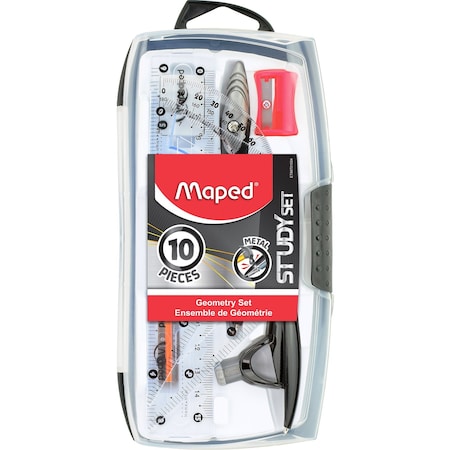Maped Study Metal Geometry 10 Piece Compass Set 897010
