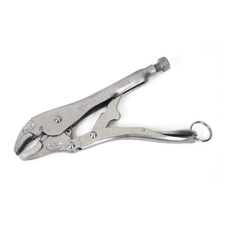 Williams Williams Locking Pliers, Curved Jaw, 10" JHW23303A-TH