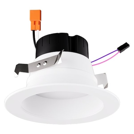 Elco Lighting 4in Round LED Adjustable Pull-Down Insert 2nd Generation, 750lm, 2700KK, Black EL49530DW