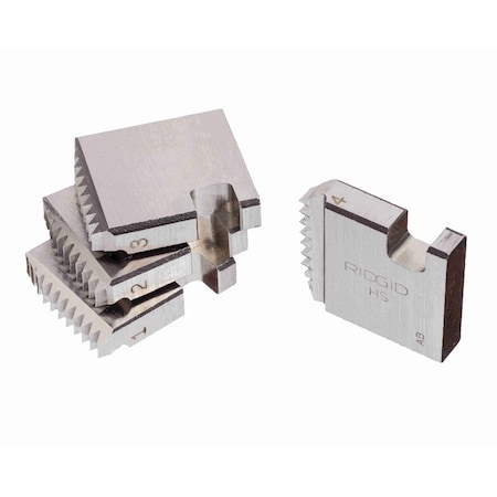 Ridgid Pipe Thread Die, 1 In, HSS, 4 Pc 37880