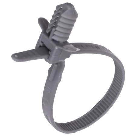 Auveco GM Cable Tie Gray Nylon. 6 Inches. Fits 1/4 Inch Hole, 25PK 21203