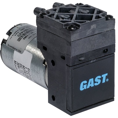 Gast Compressor Pump, 1/50 hp, 24V DC 15D1150-101-1006