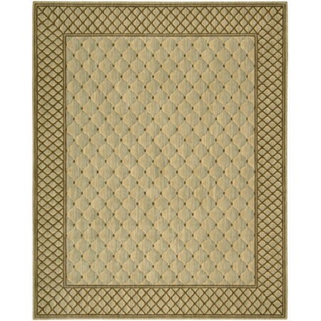 Nourison 62141 Vallencierre Area Rug Collection Light Green 9 ft 9 in. x 13 ft 9 in. Rectangle 99446621412