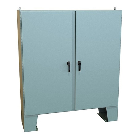Hammond Handle Electrical Enclosure, 72 in H, 19 in D, 72 in W, 12, 13, 3R, 4, Steel HN4FM727218