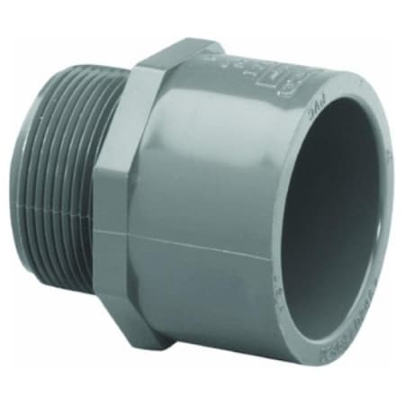 Charlotte Pipe And Foundry PVC 081090600HA 1/2IN N MALE ADAP SCH80 PVC SX PVC 08109 0600HA