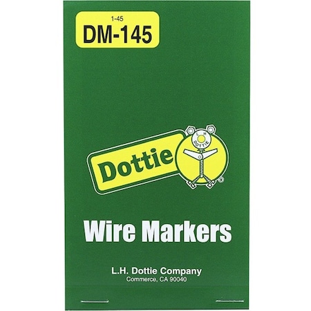 Dottie L.H. Dottie Vinyl Cloth Wire Marker Book (1-45) DM145