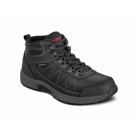 Orthofeet Hunter Mens WP Boot, Black, Size 10.5 488