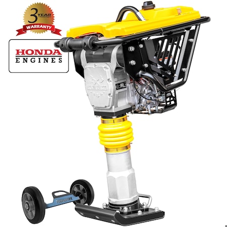 Tomahawk Power 3 HP Honda Tamping Rammer w Wheels JX60H + JX60H-WHEELS