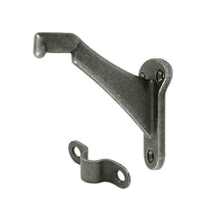Dendesigns 3.25 in. Projection Hand Rail Brackets, Antique Nickel - Zinc DE563205